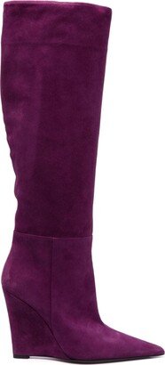 Alevì Knee-Length 110mm Suede Boots