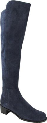 Women's Allserve Nice Blue Suede Knee Boot YW28482 (7.5 M)