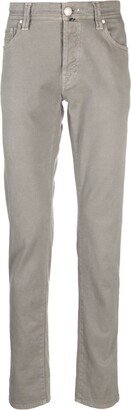 Leonardo slim-cut trousers-AB