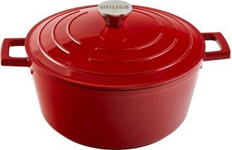 5qt Cast Aluminum Dutch Oven - Red