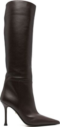 Alevì Pointed-Toe 100mm Knee-Boots