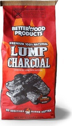 Betterwood Products 3317 100% All Natural Hardwood Lump Charcoal for Outdoor Grill and Smoker, 17.6 Pounds