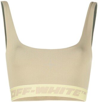 Logo-Band Sports Bra-AA