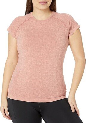 Athlete Seamless Workout Tee (Beacon Red) Women's Clothing