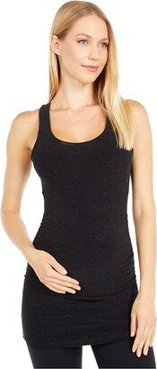 Spacedye Maternity Racerback Cami (Darkest Night) Women's Sleeveless