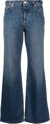 Mid-Rise Wide-Leg Jeans-BI