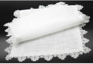 Victorian Lace Trim Table Runner