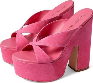 Miami Sohigh 145 Platform Slide (Hot Pink) Women's Shoes