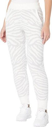 Safiya Joggers (Metal Grey Zebra) Women's Pajama