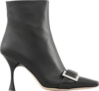 Square Toe Ankle Boots-AF