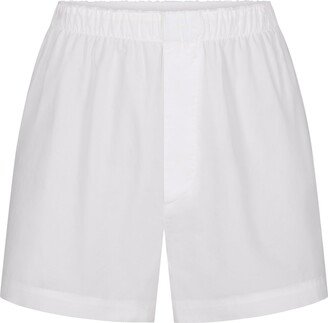 Cotton Poplin Sleep Short | Snow