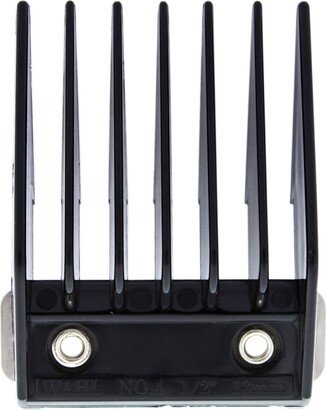 Attachment Comb # 4 For Cuts - 1/2 Black by WAHL Professional for Men - 1 Pc Comb