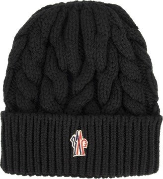 Logo Patch Knitted Beanie