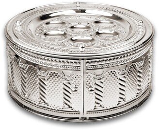 Nua Seder Plate 3 Tier Silver Plated Royal Palace Design 6H X 15 W