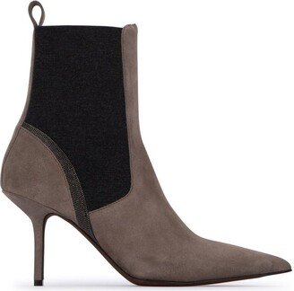 Pointed Toe Ankle Boots-AN