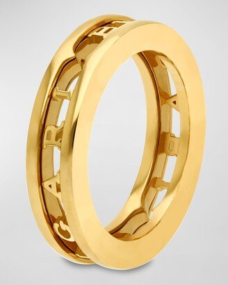 B.Zero1 Gold 1-Band Logo Ring, EU 61 / US 9.5