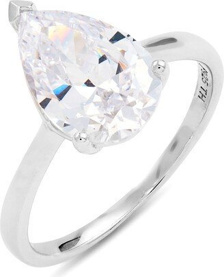 Pear Cubic Zirconia Ring