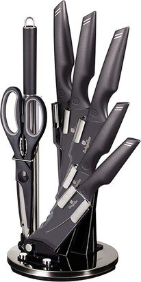 Berlinger Haus 8Pc Carbon Knife Block Set