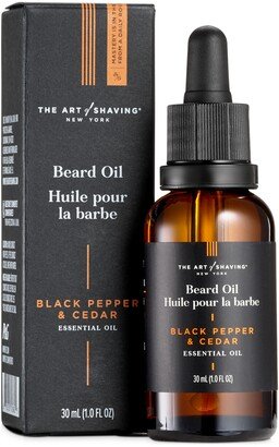 The Art of Shaving Premium Beard Oil, Black Pepper & Cedar, 1 Fl Oz