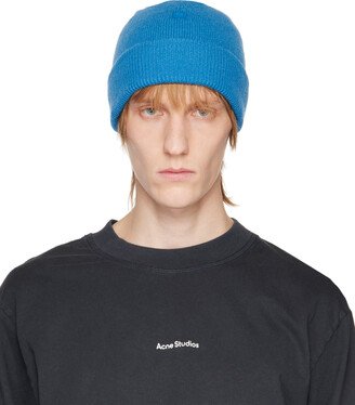 Blue Patch Beanie