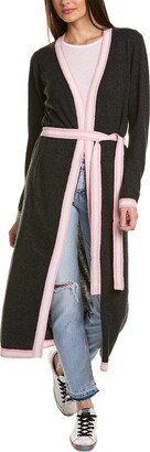 Scott & Scott London Maxi Tia Long Wool & Cashmere-Blend Cardigan-AB