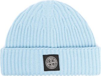 Logo-Patch Virgin Wool Beanie