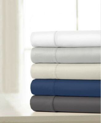 Ella Jayne Cotton Sateen 1200 Thread Count 4 Piece Sheet Sets