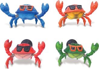 Cool Crab Refrigerator Bobble Magnets Set of 4- Multicolor