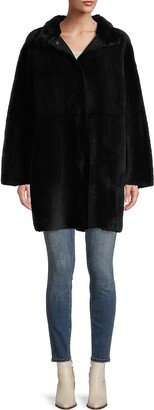 Reversible Shearling Coat-AF