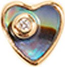 Heart Diamond Stud