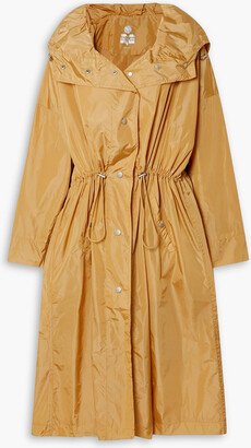 Munalia shell hooded raincoat