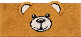 Headband With Teddy Bear - Beige