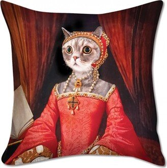 Accoutrements Renaissance Kitty 18 X 18 Pillow Cover