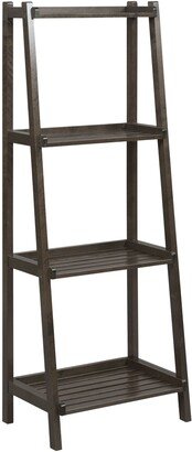 NewRidge Home Solid Wood Dunnsville 4-Tier Ladder Shelf, bookcase, display