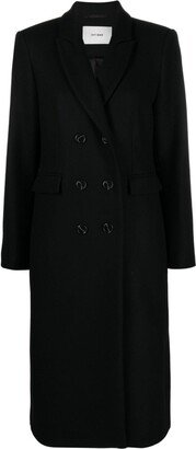 IVY OAK Celina double-breasted virgin-wool blend coat