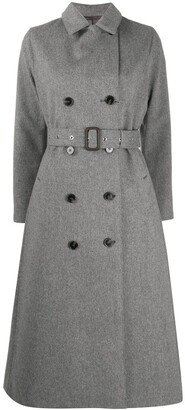 Double-Breasted Wool Coat-AF