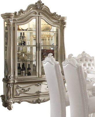 Versailles Curio Cabinet, Bone White