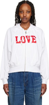 White 'Love' Hoodie