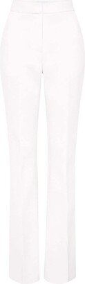 Evelyn high-waisted straight-leg trousers