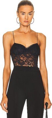 O-Lover Lace Underwired Bodysuit in Black