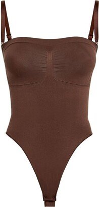 Seamless Sculpt Thong Bodysuit-AC