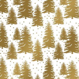 GOLDEN TREES WRAP Gold/White