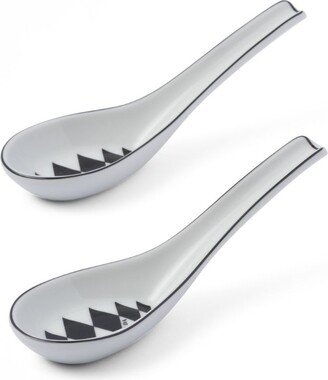 Chequerboard Spoons (Set of 2)