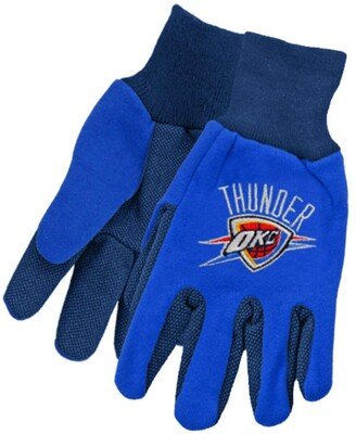 Men's and Women's WinCraft Oklahoma City Thunder Two-Tone Utility Gloves - Royal Blue-Navy Blue