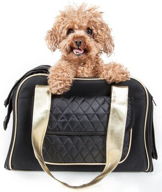 Mystique Airline Approved Fashion Designer Travel Pet Dog Carrier w/ Pouch