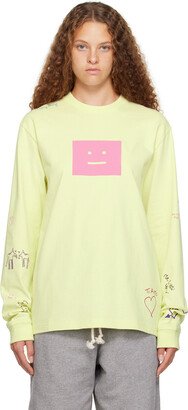 Green Printed Long Sleeve T-Shirt