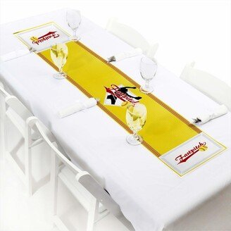 Big Dot Of Happiness Grand Slam - Fastpitch Softball - Petite Paper Table Runner - 12 x 60 inches