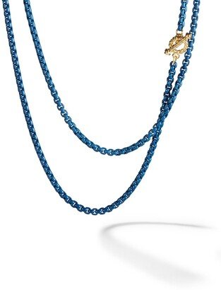 14kt yellow gold and coloured steel DY Bel Aire necklace