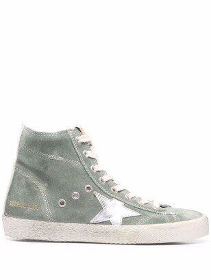 Francy high-top suede sneakers