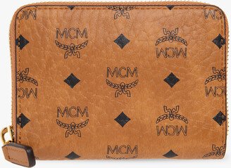 Wallet With Logo Unisex - Brown-AB